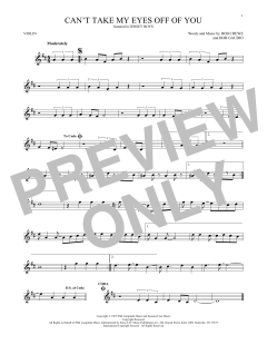 Can't Take My Eyes Off Of You von Frankie Valli (Download) 