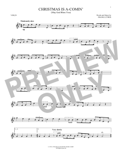 Christmas Is A-Comin' von Frank Luther (Download) 