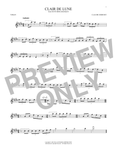 Clair De Lune von Claude Debussy (Download) 