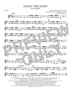 Dance The Night von Dua Lipa (Download) 