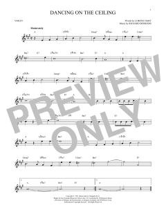 Dancing On The Ceiling von Richard Rodgers (Download) 