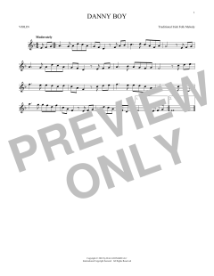 Danny Boy von Frederic Edward Weatherly (Download) 