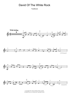 David Of The White Rock von Traditional (Download) 