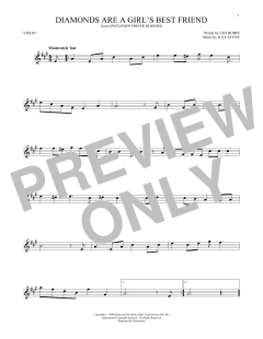 Diamonds Are A Girl's Best Friend von Leo Robin (Download) 