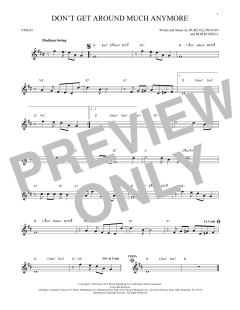 Don't Get Around Much Anymore von Duke Ellington (Download) 