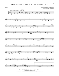 Don't Save It All For Christmas Day von Avalon (Download) 