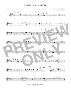 Eight Days A Week von The Beatles (Download) 