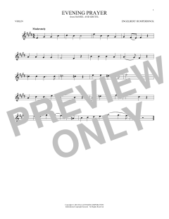 Evening Prayer von Engelbert Humperdinck (Download) 