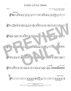 Every Little Thing von The Beatles (Download) 