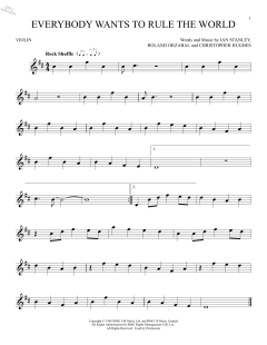 Everybody Wants To Rule The World von Tears For Fears (Download) 