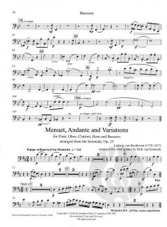 22 Woodwind Quintets für Holzbläser Quintett (Einzelstimme) im Alle Noten Shop kaufen