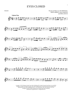 Eyes Closed von Ed Sheeran (Download) 