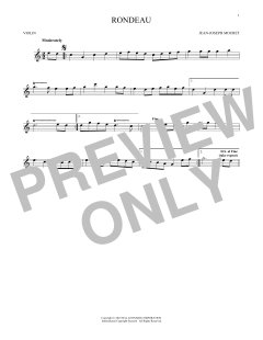 Fanfare Rondeau von Jean-Joseph Mouret (Download) 
