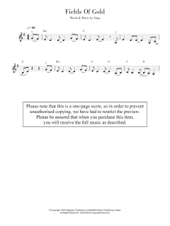 Fields Of Gold von Sting (Download) 