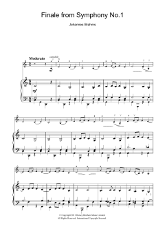 Finale From Symphony No.1 In C Minor von Johannes Brahms (Download) 