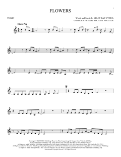 Flowers von Miley Cyrus (Download) 