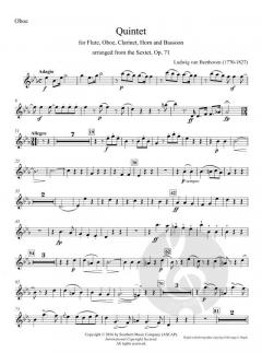 22 Woodwind Quintets für Holzbläser Quintett (Einzelstimme) im Alle Noten Shop kaufen - SMC-B208OB
