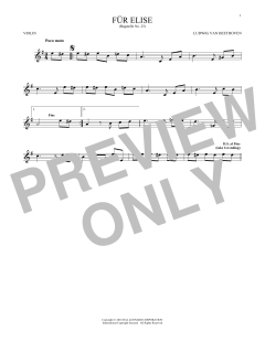 Fur Elise, WoO 59 von Ludwig van Beethoven (Download) 