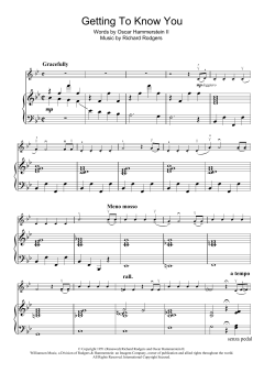 Getting To Know You von Richard Rodgers (Download) 
