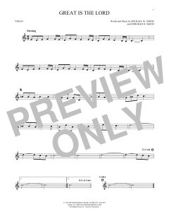 Great Is The Lord von Michael W. Smith (Download) 