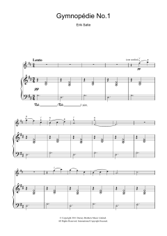 Gymnopedie No. 1 von Erik Satie (Download) 