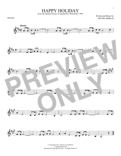 Happy Holiday von Irving Berlin (Download) 