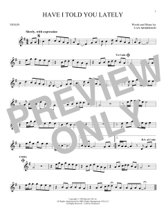 Have I Told You Lately von Van Morrison (Download) 