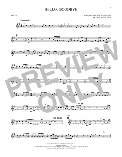 Hello, Goodbye von The Beatles (Download) 