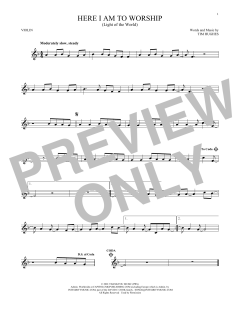 Here I Am To Worship von Tim Hughes (Download) 