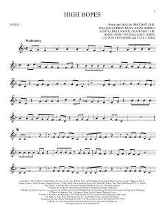 High Hopes von Panic! At The Disco (Download) 