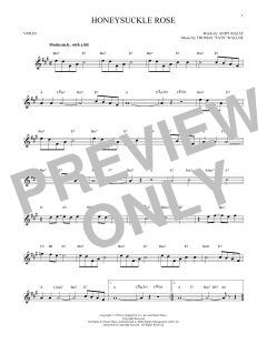 Honeysuckle Rose von Andy Razaf (Download) 