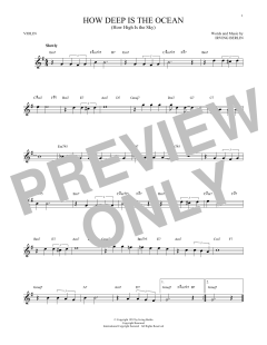 How Deep Is The Ocean von Ben Webster (Download) 