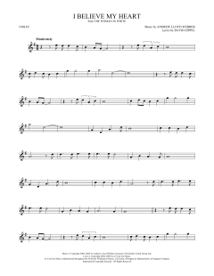 I Believe My Heart von David Zippel (Download) 