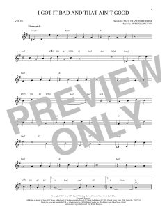 I Got It Bad And That Ain't Good von Duke Ellington (Download) 