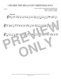 I Heard The Bells On Christmas Day von Johnny Marks (Download) 