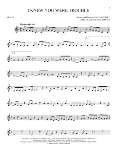 I Knew You Were Trouble von Taylor Swift (Download) 