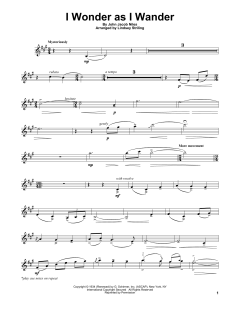 I Wonder As I Wander von Lindsey Stirling (Download) 