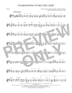 I'm Beginning To See The Light von Don George (Download) 