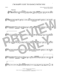 I'm Happy Just To Dance With You von The Beatles (Download) 