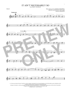 It Ain't Necessarily So von Dorothy Heyward (Download) 