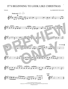 It's Beginning To Look Like Christmas von Meredith Willson (Download) 