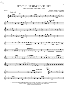 It's The Hard-Knock Life von Martin Charnin (Download) 