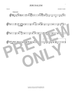 Jerusalem von C.H. Parry (Download) 