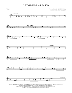 Just Give Me A Reason von Alecia Moore (Download) 