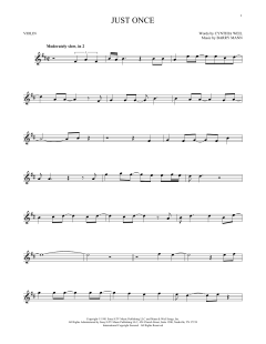 Just Once von Barry Mann (Download) 