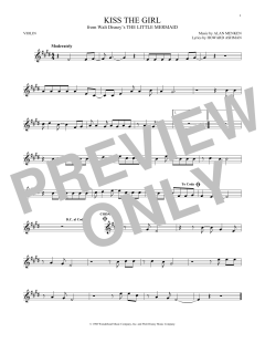 Kiss The Girl von Alan Menken (Download) 