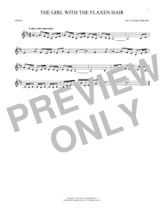 La Fille Aux Cheveux De Lin von Claude Debussy (Download) 