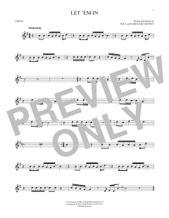Let 'Em In von Wings (Download) 