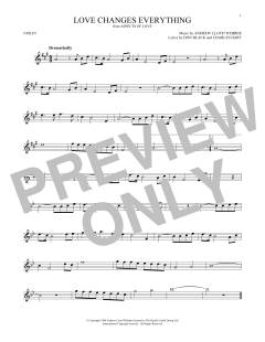 Love Changes Everything von Don Black (Download) 