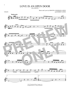 Love Is An Open Door von Robert Lopez (Download) 